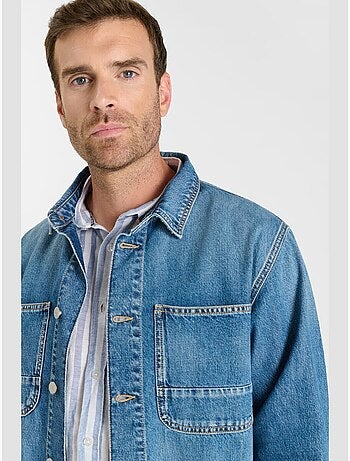 Chemise HISA en jeans 'Le Temps Des Cerises'