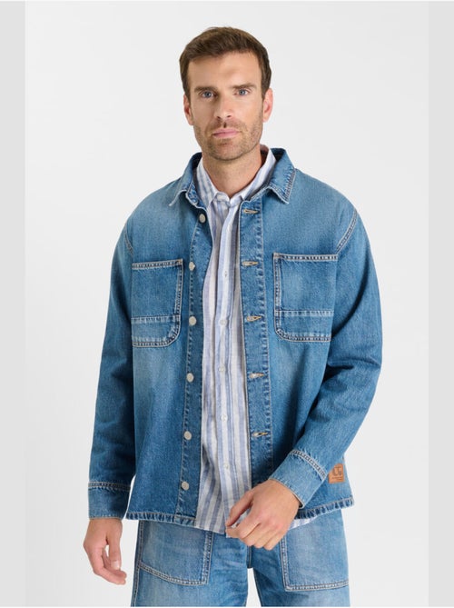 Chemise HISA en jeans 'Le Temps Des Cerises' - Kiabi