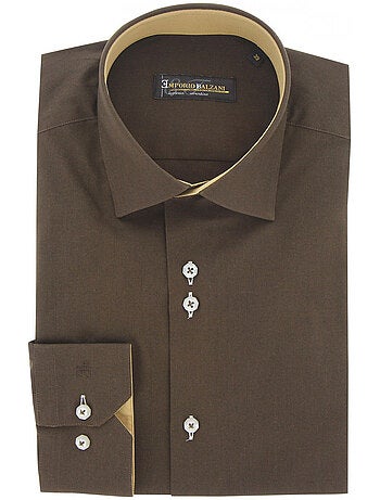 Chemise homme 100% coton coupe droite CLASMA Emporio balzani