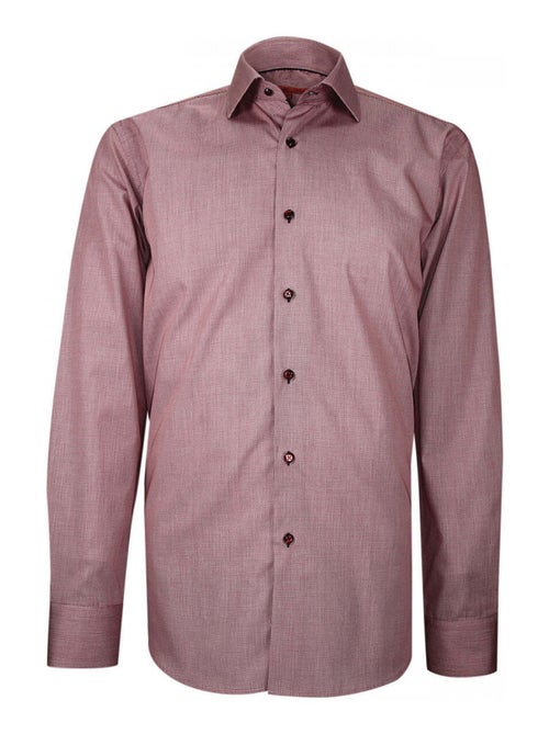 Chemise homme 100% coton coupe droite MOULIS Andrew Mac Allister Bordeaux , 40 - Kiabi