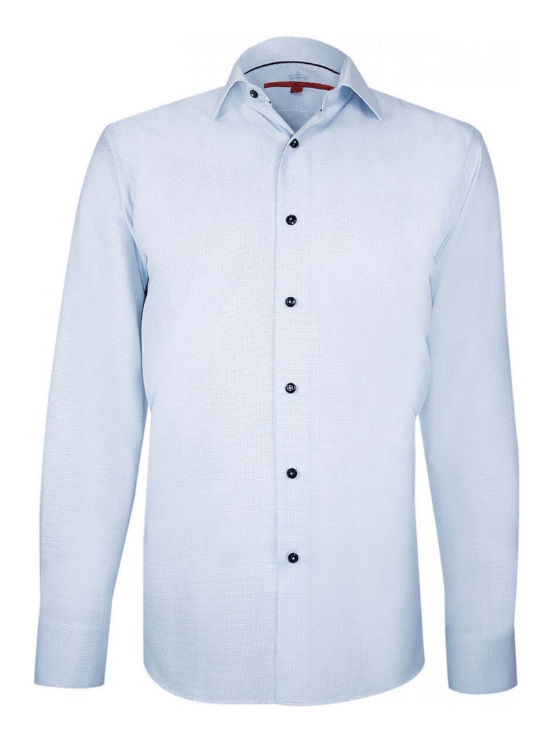 Chemise homme 100% coton coupe droite WORKY Andrew Mac Allister Bleu ciel , 45 Bleu ciel - Kiabi