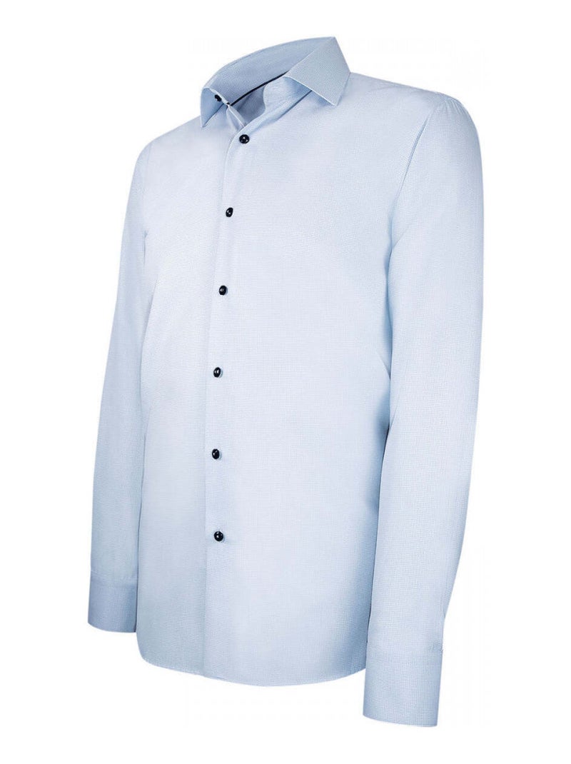 Chemise homme 100% coton coupe droite WORKY Andrew Mac Allister Bleu ciel , 45 Bleu ciel - Kiabi