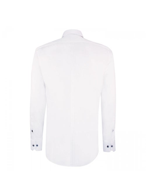 Chemise homme à broderies coupe cintrée UNO Emporio balzani Blanc , 41 - Kiabi