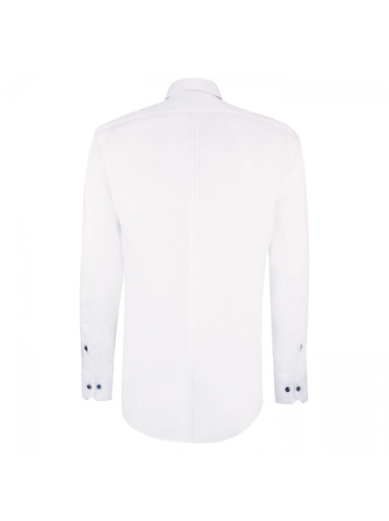 Chemise homme à broderies coupe cintrée UNO Emporio balzani Blanc , 41 Blanc - Kiabi