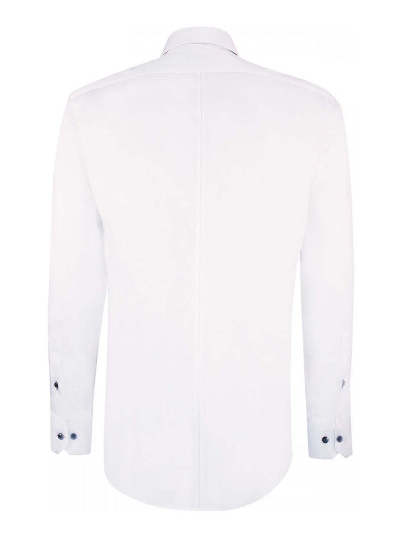 Chemise homme à broderies coupe cintrée UNO Emporio balzani Bleu - Kiabi