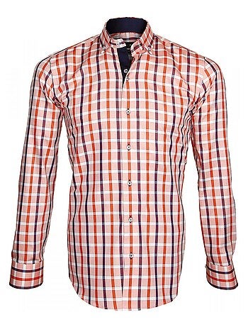 Chemise homme à coudières coupe cintrée AREZZO Emporio balzani