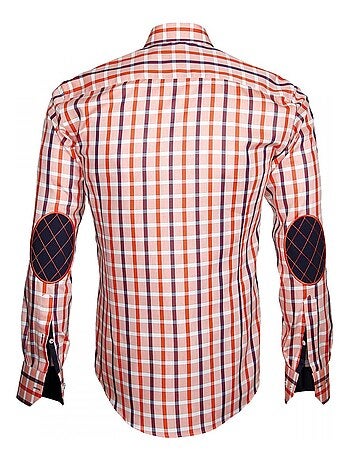 Chemise homme à coudières coupe cintrée AREZZO Emporio balzani
