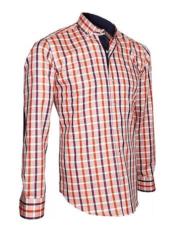 Chemise homme à coudières coupe cintrée AREZZO Emporio balzani