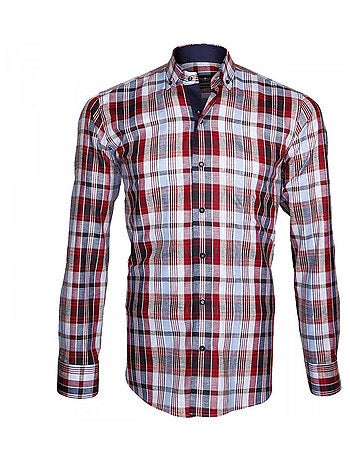 Chemise homme à coudières coupe cintrée AREZZO Emporio balzani