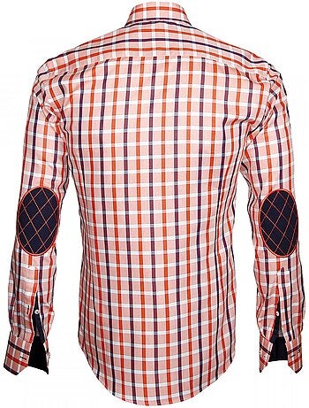 Chemise homme à coudières coupe cintrée AREZZO Emporio balzani