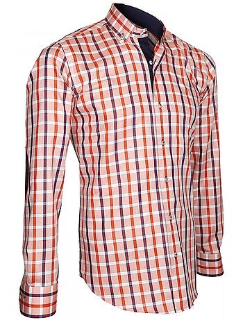 Chemise homme à coudières coupe cintrée AREZZO Emporio balzani