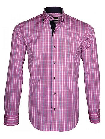 Chemise homme à coudières coupe cintrée AREZZO Emporio balzani