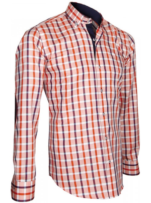 Chemise homme à coudières coupe cintrée AREZZO Emporio balzani - Kiabi