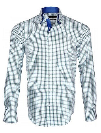 Chemise homme à coudières coupe cintrée DONIZZO Emporio balzani Marron , 43