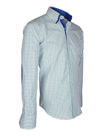 Chemise homme à coudières coupe cintrée DONIZZO Emporio balzani Marron , 43