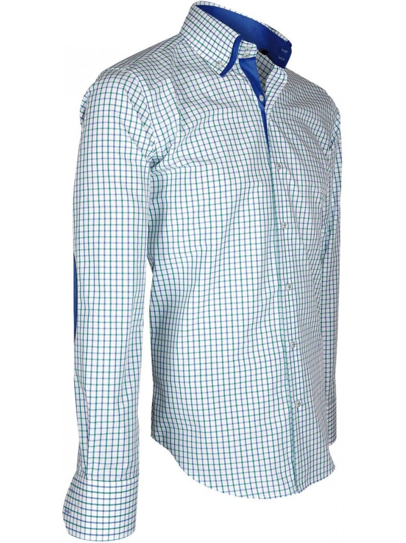 Chemise homme à coudières coupe cintrée DONIZZO Emporio balzani Bordeaux , 39 Bordeaux - Kiabi