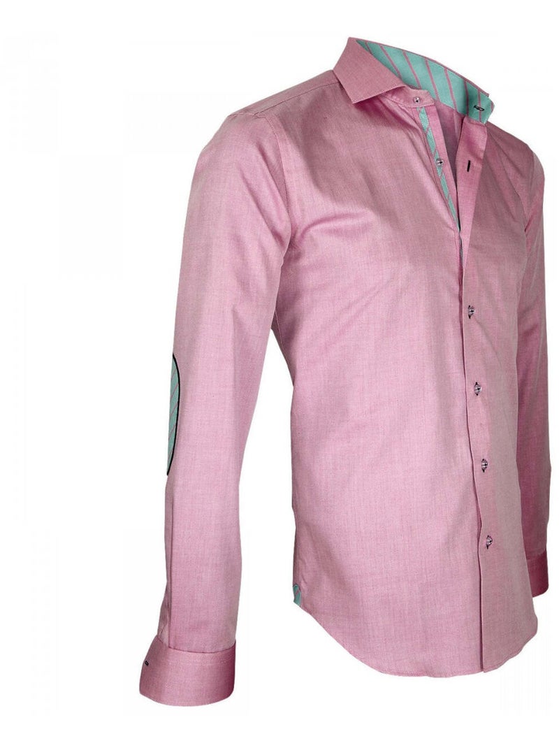 Chemise homme à courdières coupe cintrée ELBOW Andrew Mac Allister Bleu , 41 Bleu - Kiabi