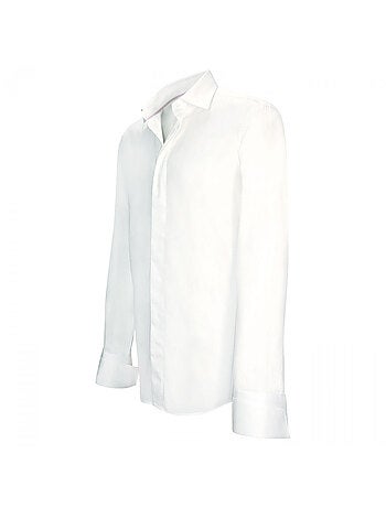Chemise homme à manchette biseautée coupe droite WILLIAM Andrew Mac Allister