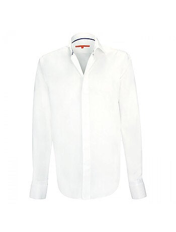 Chemise homme à manchette biseautée coupe droite WILLIAM Andrew Mac Allister