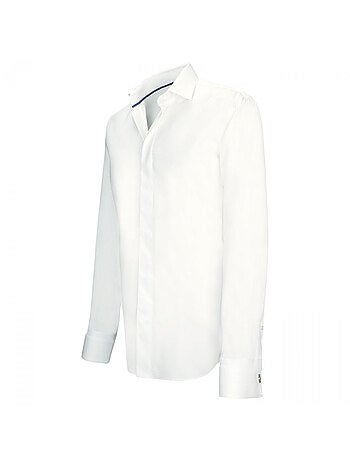 Chemise homme à manchette biseautée coupe droite WILLIAM Andrew Mac Allister
