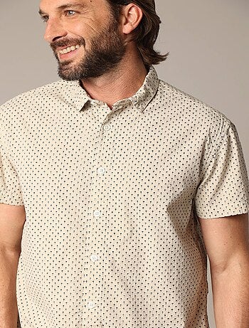 Chemise homme à motifs palmiers 'Deeluxe'