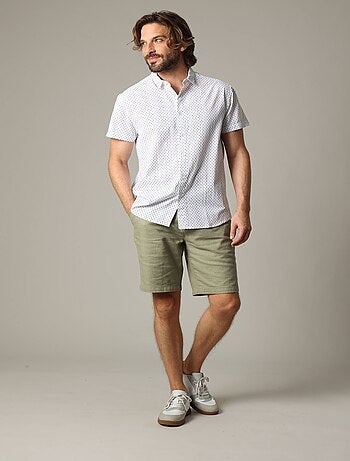 Chemise homme à motifs palmiers 'Deeluxe'