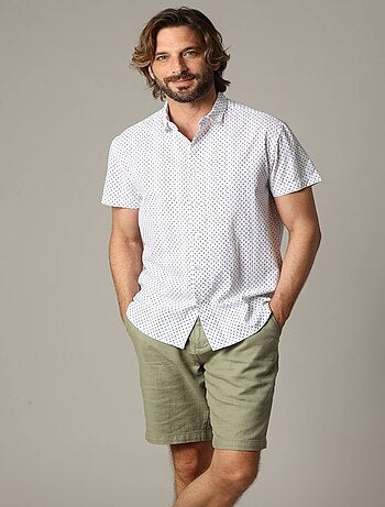 Chemise homme à motifs palmiers 'Deeluxe'
