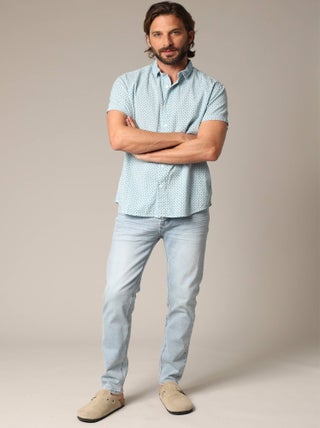 Chemise homme à motifs palmiers 'Deeluxe'