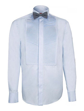 Chemise homme à plastron coupe cintrée WINDSOR Andrew Mac Allister Blanc , 38