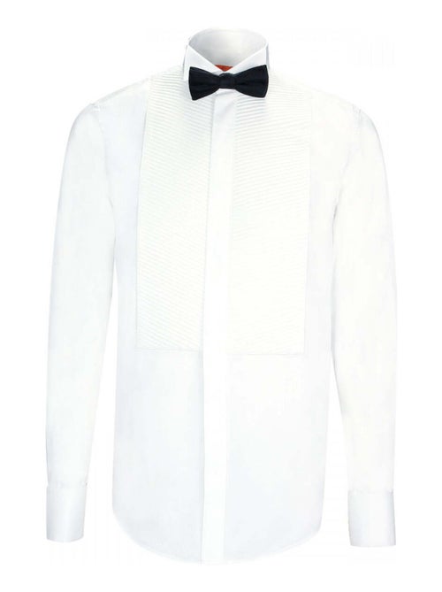 Chemise homme à plastron coupe cintrée WINDSOR Andrew Mac Allister Blanc , 38 - Kiabi