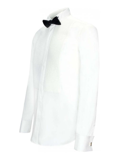 Chemise homme à plastron coupe cintrée WINDSOR Andrew Mac Allister Blanc , 38 - Kiabi