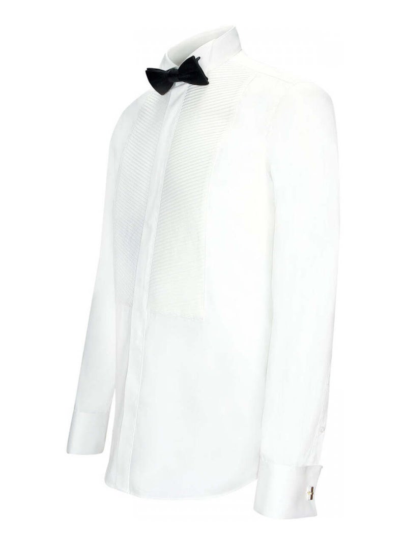 Chemise homme à plastron coupe cintrée WINDSOR Andrew Mac Allister Blanc , 38 Blanc - Kiabi