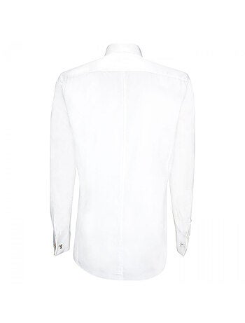 Chemise homme à plastron coupe cintrée WINDSOR Andrew Mac Allister Blanc , 38