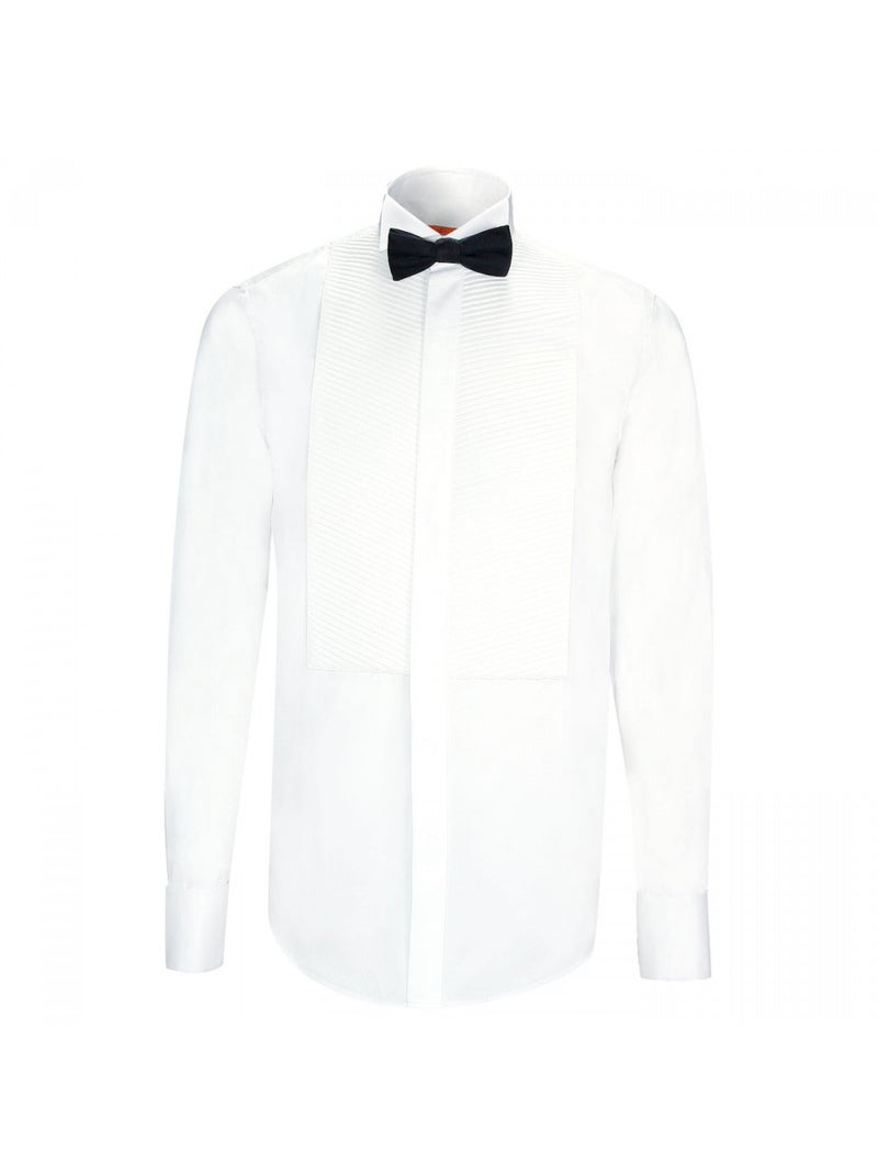 Chemise homme à plastron coupe cintrée WINDSOR Andrew Mac Allister Bleu - Kiabi