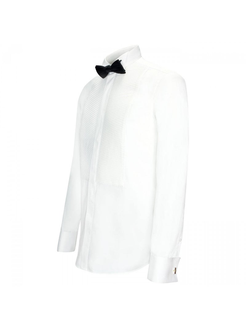 Chemise homme à plastron coupe cintrée WINDSOR Andrew Mac Allister Bleu - Kiabi