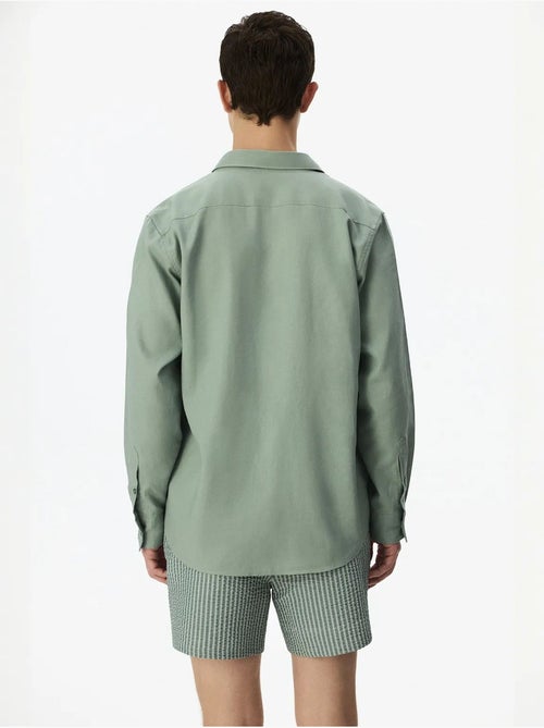 Chemise homme air en mélange de lin penti - Kiabi Chemise homme air en mélange de lin penti - Kiabi