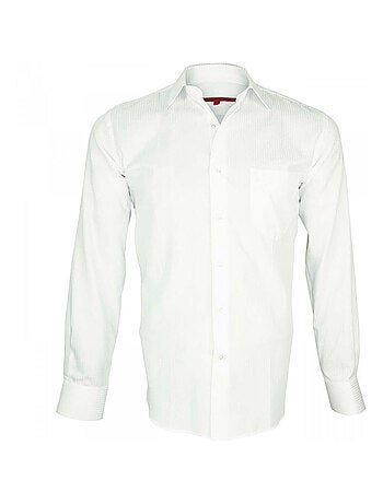 Chemise homme armurée double fil 120,2 coupe droite BUSINESS Andrew Mac Allister