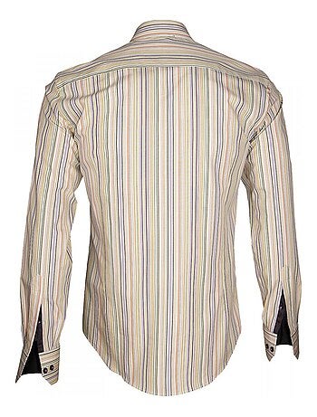 Chemise homme bayadère coupe cintrée ASTRO Emporio balzani