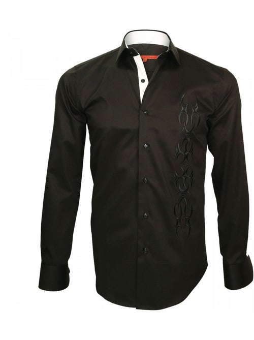 Chemise homme brodée coupe cintrée ETNICA Andrew Mac Allister - Kiabi Chemise homme brodée coupe cintrée ETNICA Andrew Mac Allister - Kiabi