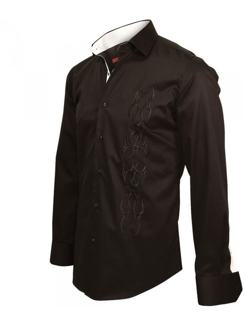 Chemise homme brodée coupe cintrée ETNICA Andrew Mac Allister - Kiabi Chemise homme brodée coupe cintrée ETNICA Andrew Mac Allister - Kiabi