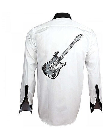 Chemise homme brodée coupe cintrée JIMMY Andrew Mac Allister