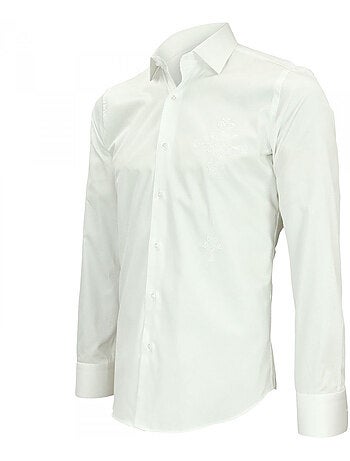 Chemise homme brodée coupe cintrée LEEDS Andrew Mac Allister
