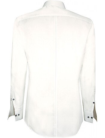 Chemise homme brodée coupe cintrée NEW YORK Andrew Mac Allister