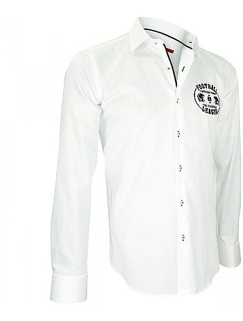 Chemise homme brodée coupe cintrée SUPERBALL Andrew Mac Allister