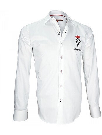 Chemise homme brodée coupe cintrée TWEICKENHAM Andrew Mac Allister