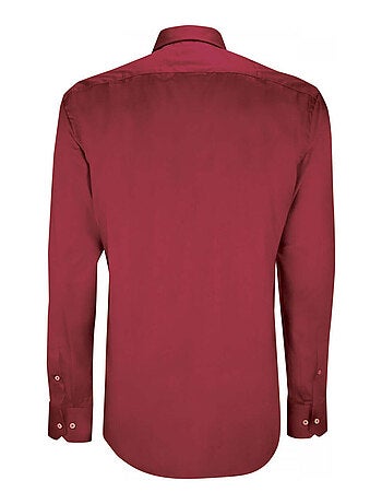 Chemise homme business coupe droite MATTEO Emporio balzani Bordeaux , 42