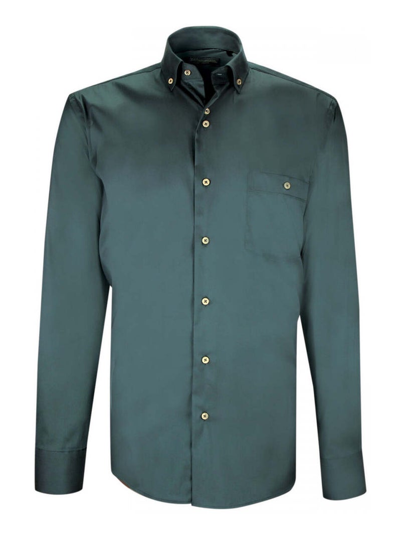 Chemise homme business coupe droite MATTEO Emporio balzani Vert , 38 Vert - Kiabi