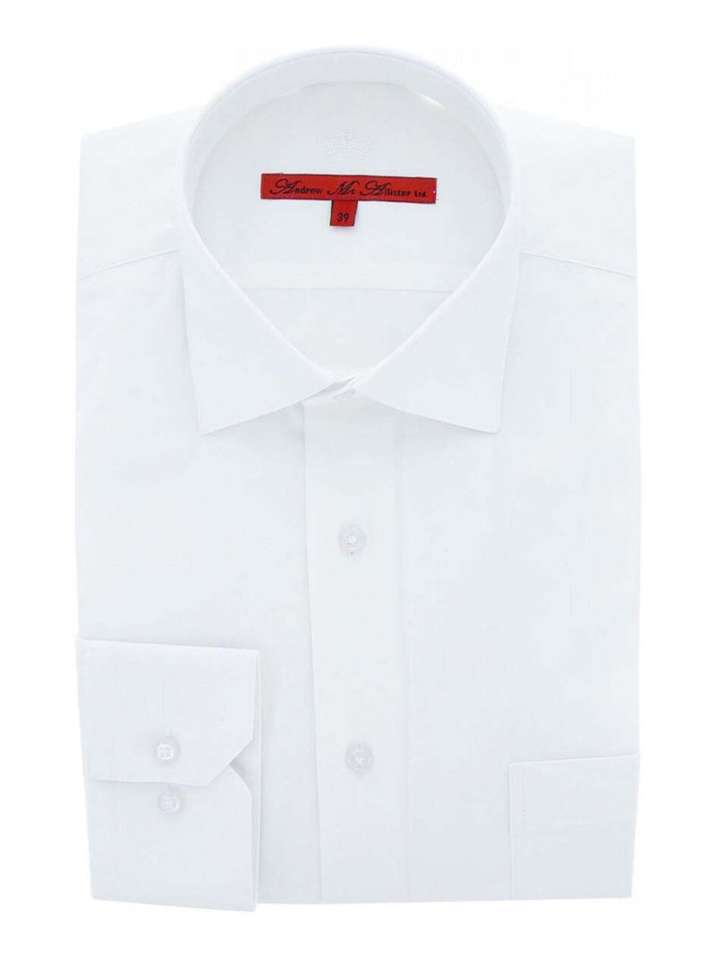 Chemise homme business coupe droite WILSON Andrew Mac Allister Bleu clair - Kiabi