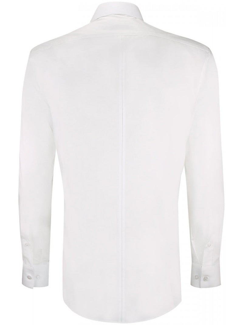 Chemise homme business gorge cachée coupe cintrée ENZO Emporio balzani Blanc , 39 Blanc - Kiabi