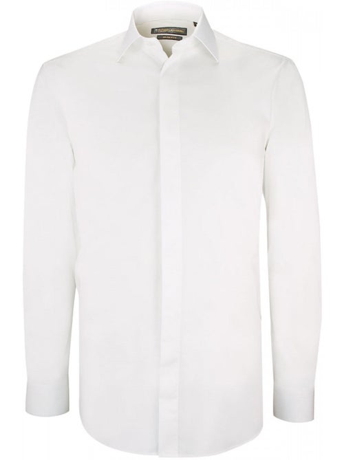 Chemise homme business gorge cachée coupe cintrée ENZO Emporio balzani - Kiabi Chemise homme business gorge cachée coupe cintrée ENZO Emporio balzani - Kiabi